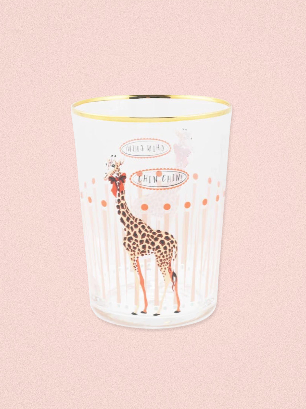 Yvonne Ellen Hi Ball Glass - Giraffe