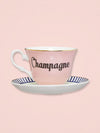 Yvonne Ellen Cup & Saucer - Champagne