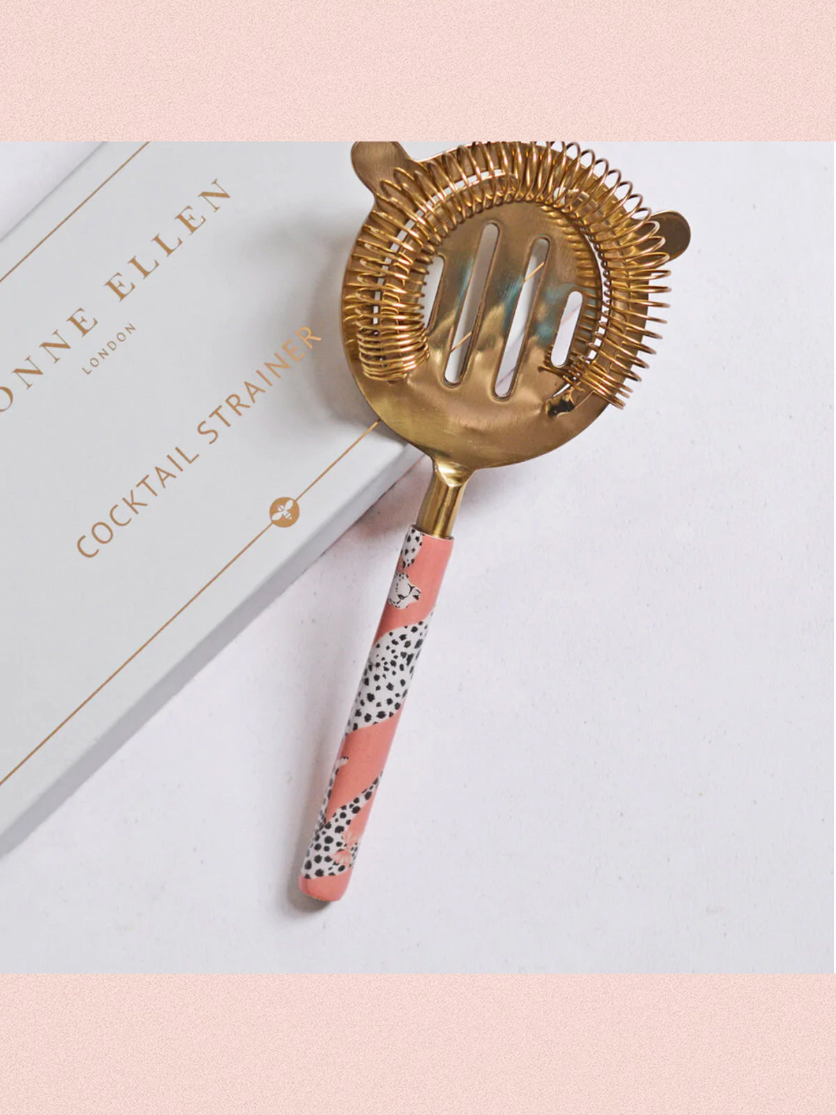 Yvonne Ellen Cheeky Cheetah Cocktail Strainer