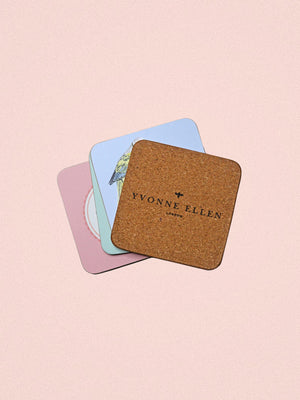 Yvonne Ellen Tipsy Coasters - Set of 4