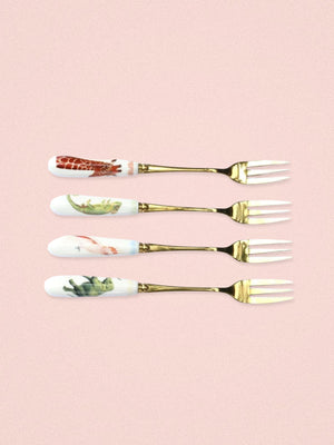 Yvonne Ellen Safari Animals Cake Forks - Set of 4
