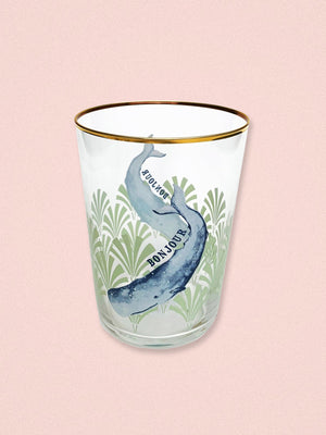 Yvonne Ellen Hi Ball Glass - Whale