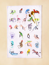 Yvonne Ellen Tea Towel Set of 2 - Alphabet & Ooh La La