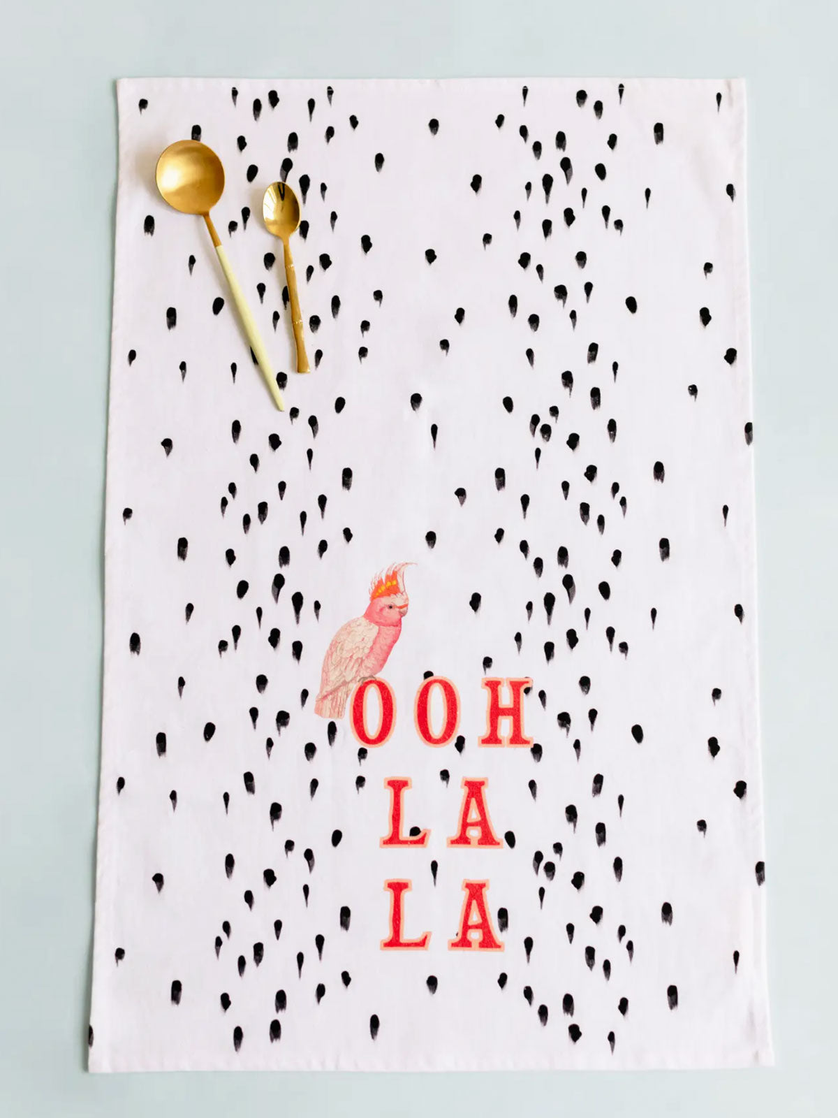 Yvonne Ellen Tea Towel Set of 2 - Alphabet & Ooh La La