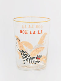 Yvonne Ellen Hi Ball Glass - Tiger