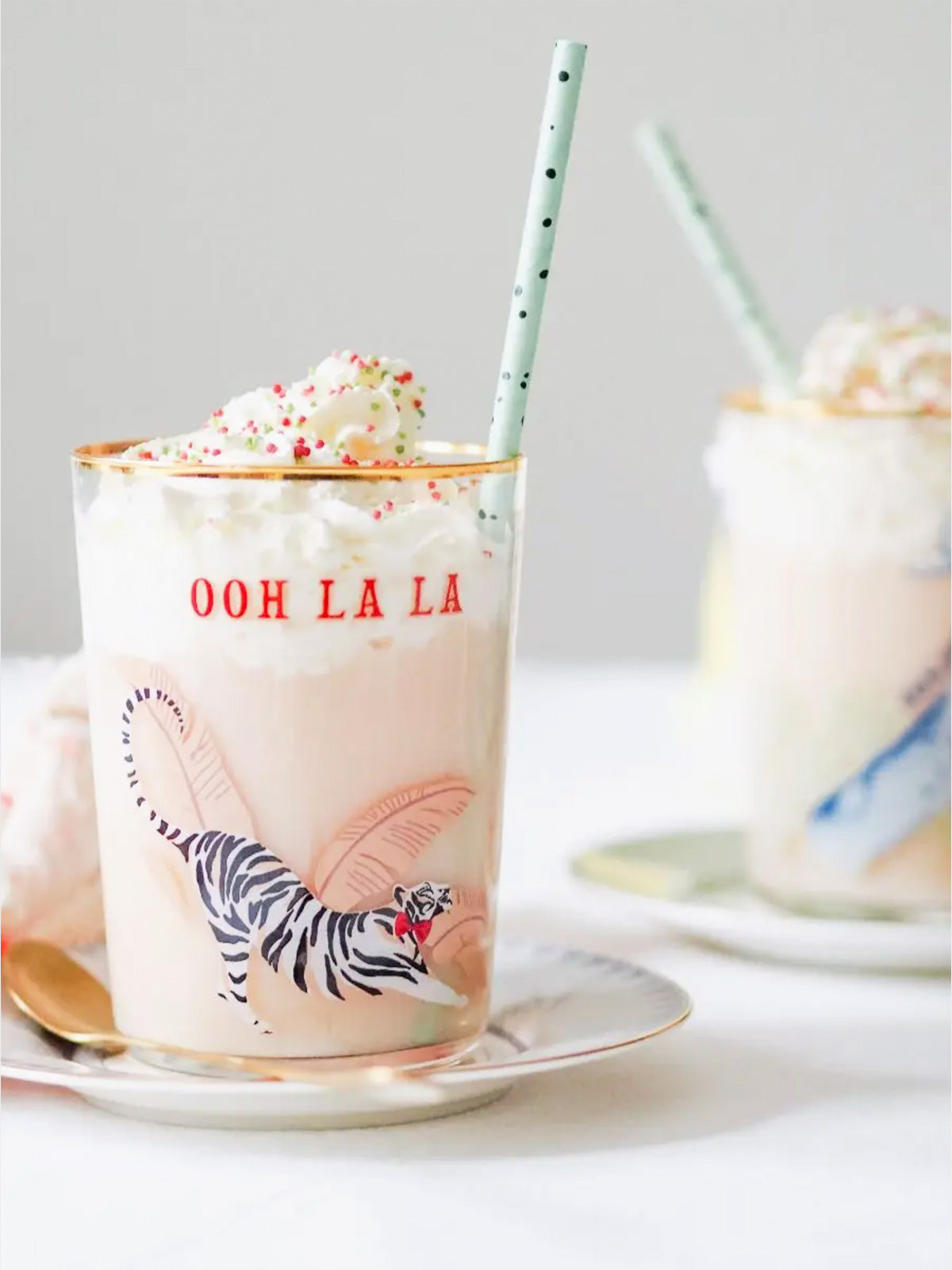 Yvonne Ellen Hi Ball Glass - Tiger