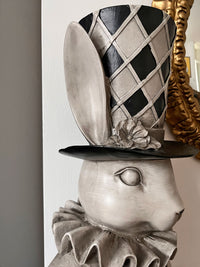 Alice Rabbit Bunny Plant Pot Vase Bust