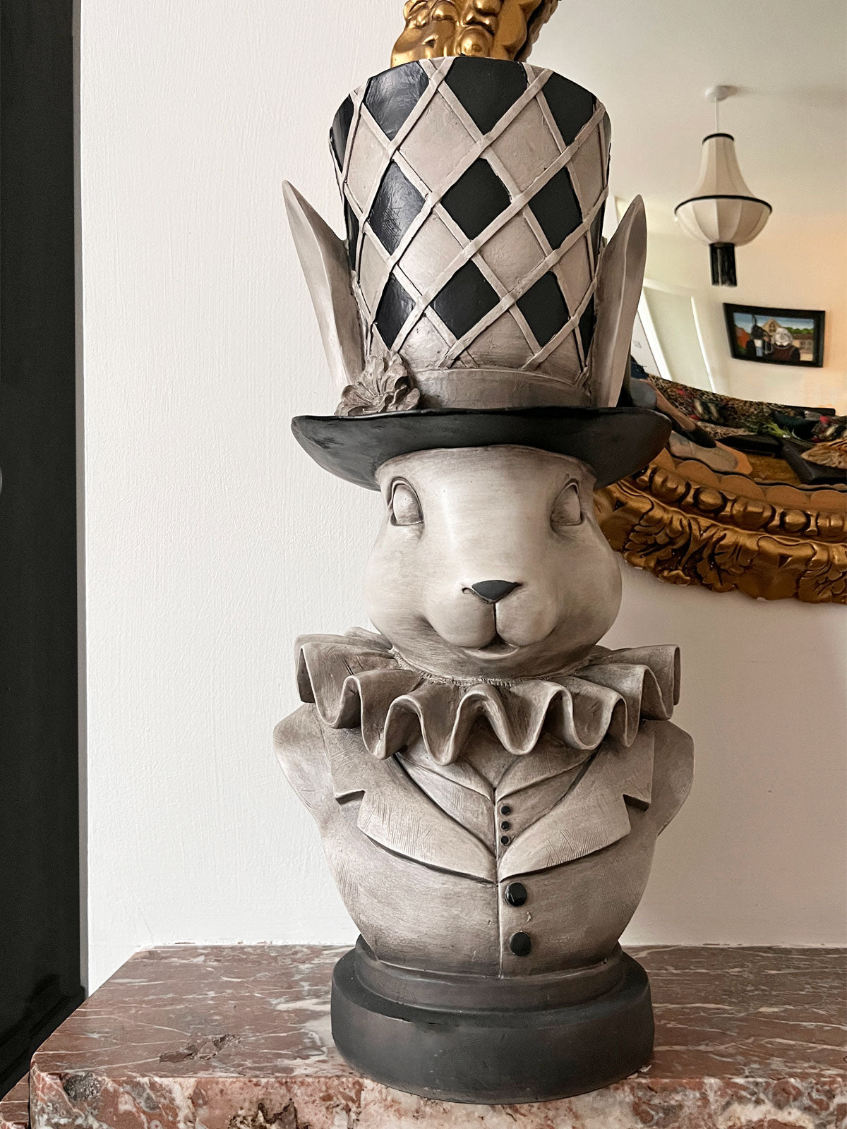 Alice Rabbit Bunny Plant Pot Vase Bust