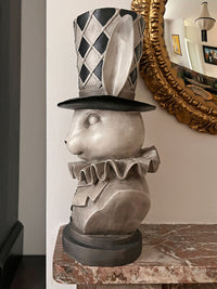 Alice Rabbit Bunny Plant Pot Vase Bust