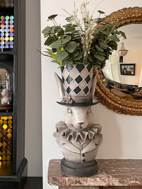 Alice Rabbit Bunny Plant Pot Vase Bust