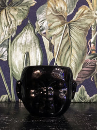 Baby Face mini Pot / Planter Black giggle