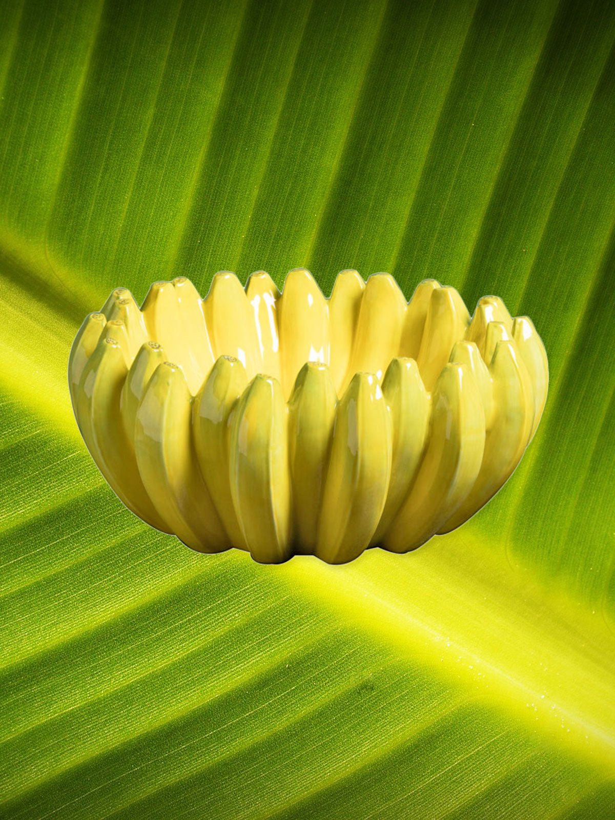 Banana Shaped Fruit Centrepiece Bowl - 30cm