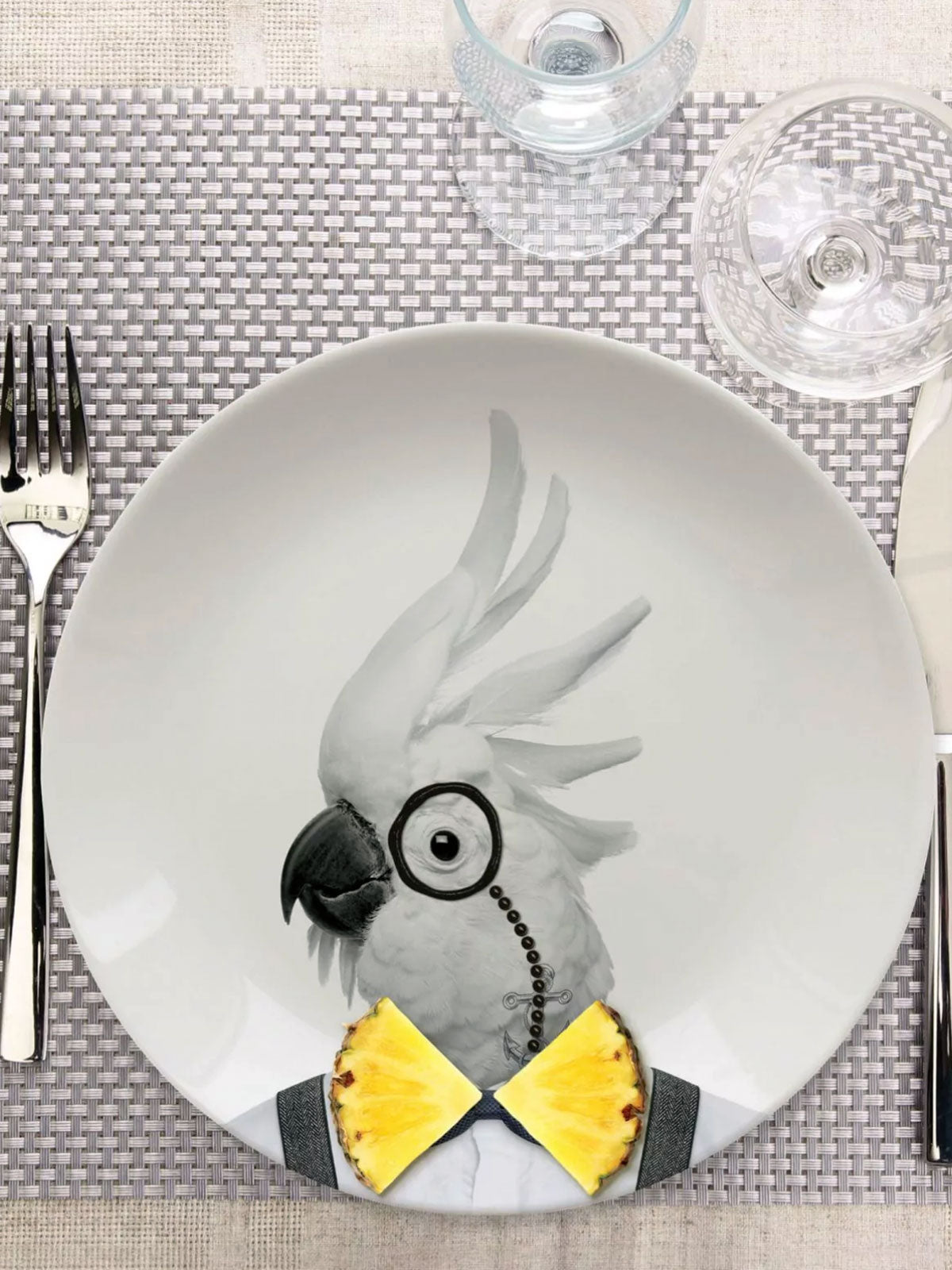 Wild Dining Plate - Cockatoo Bird