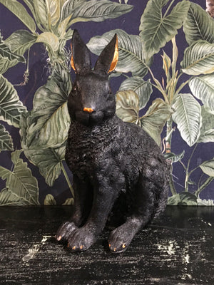 Cosmo Black Rabbit Statue