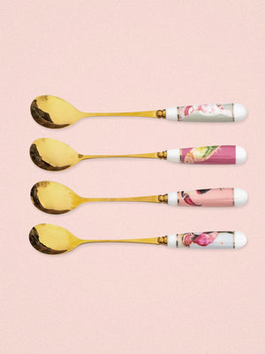 Yvonne Ellen Bird Teaspoons - Set of 4