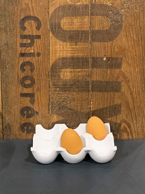 White Ceramic Egg Holder