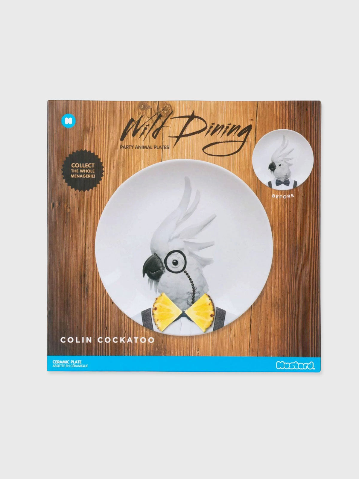Wild Dining Plate - Cockatoo Bird