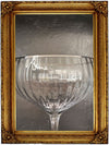 Silver Rimmed Coupe Champagne Glass