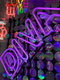 'Diva' Glass Neon Light Box