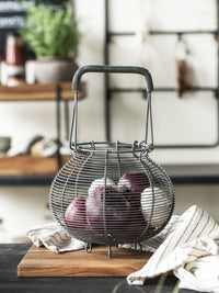 Traditional Style Wire Basket - Eggs