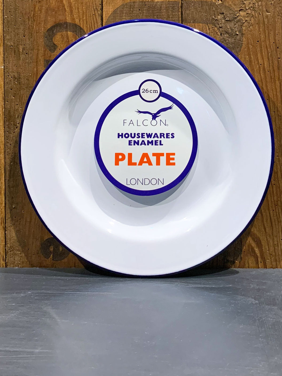 Falcon Enamel Plate - 26cm