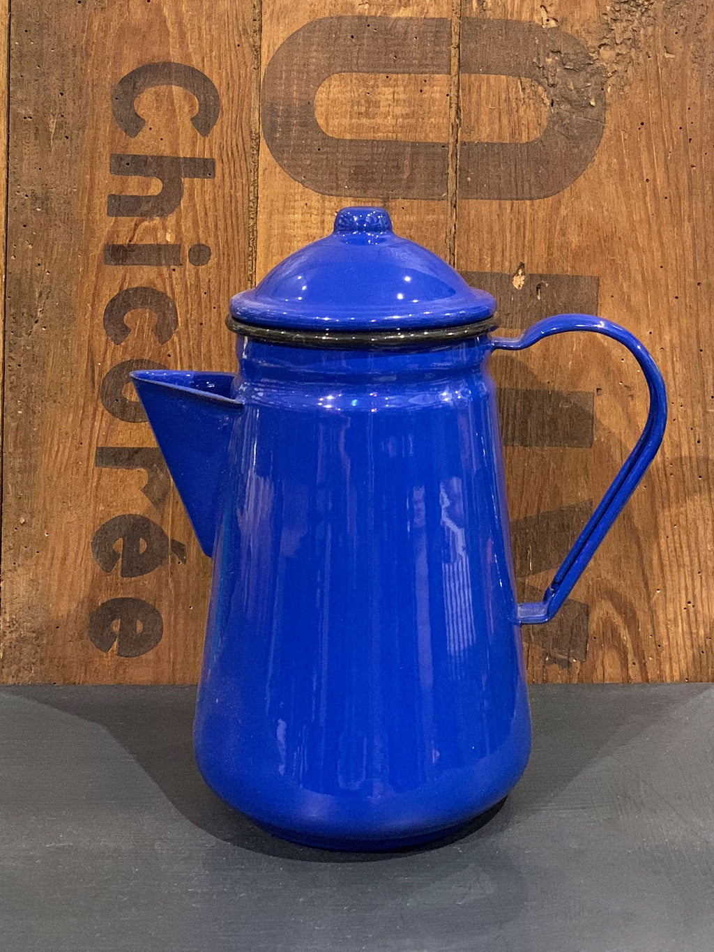 Falcon Enamel Coffee Pot Blue