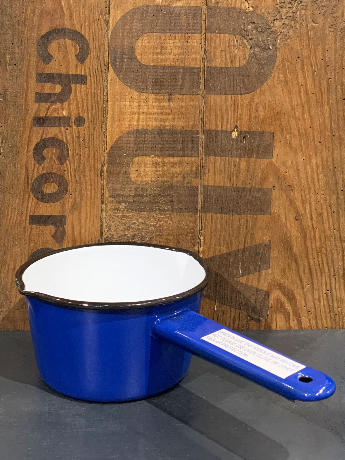 Falcon Enamel Milk Sauce Pan Blue