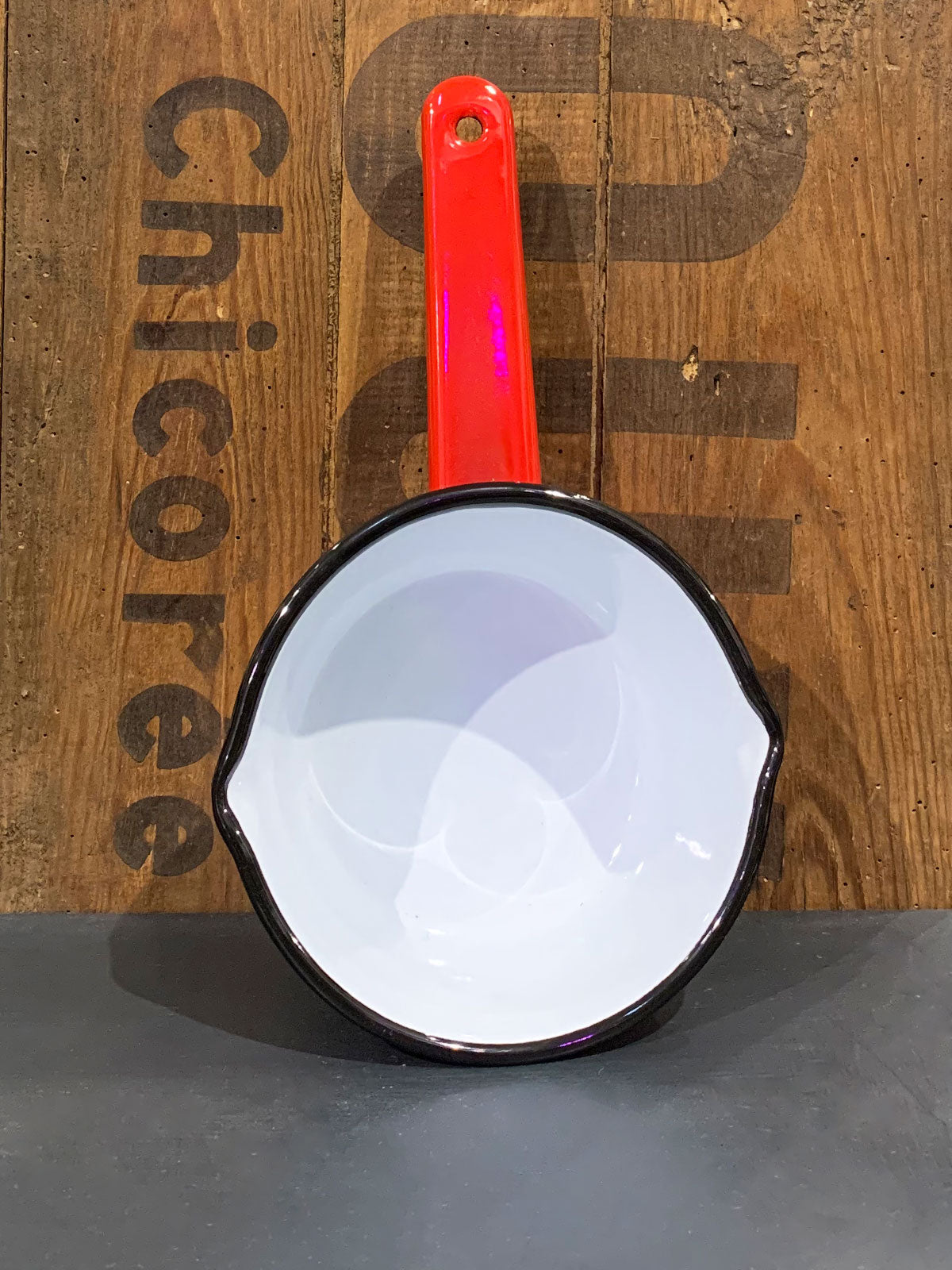 Falcon Enamel Milk Sauce Pan Red