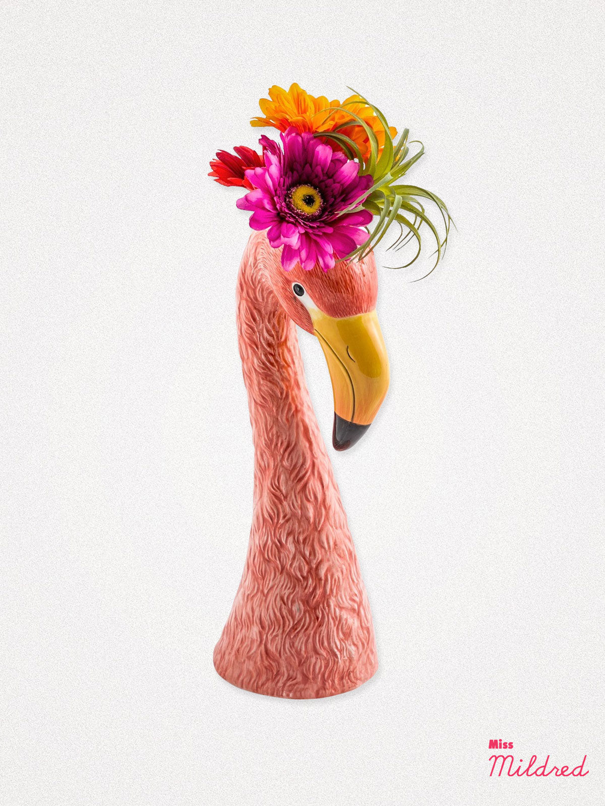 Fantastic Pink Flamingo Head Vase - Large