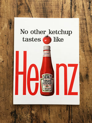 Heinz Vintage French Advertising Sign - Ketchup