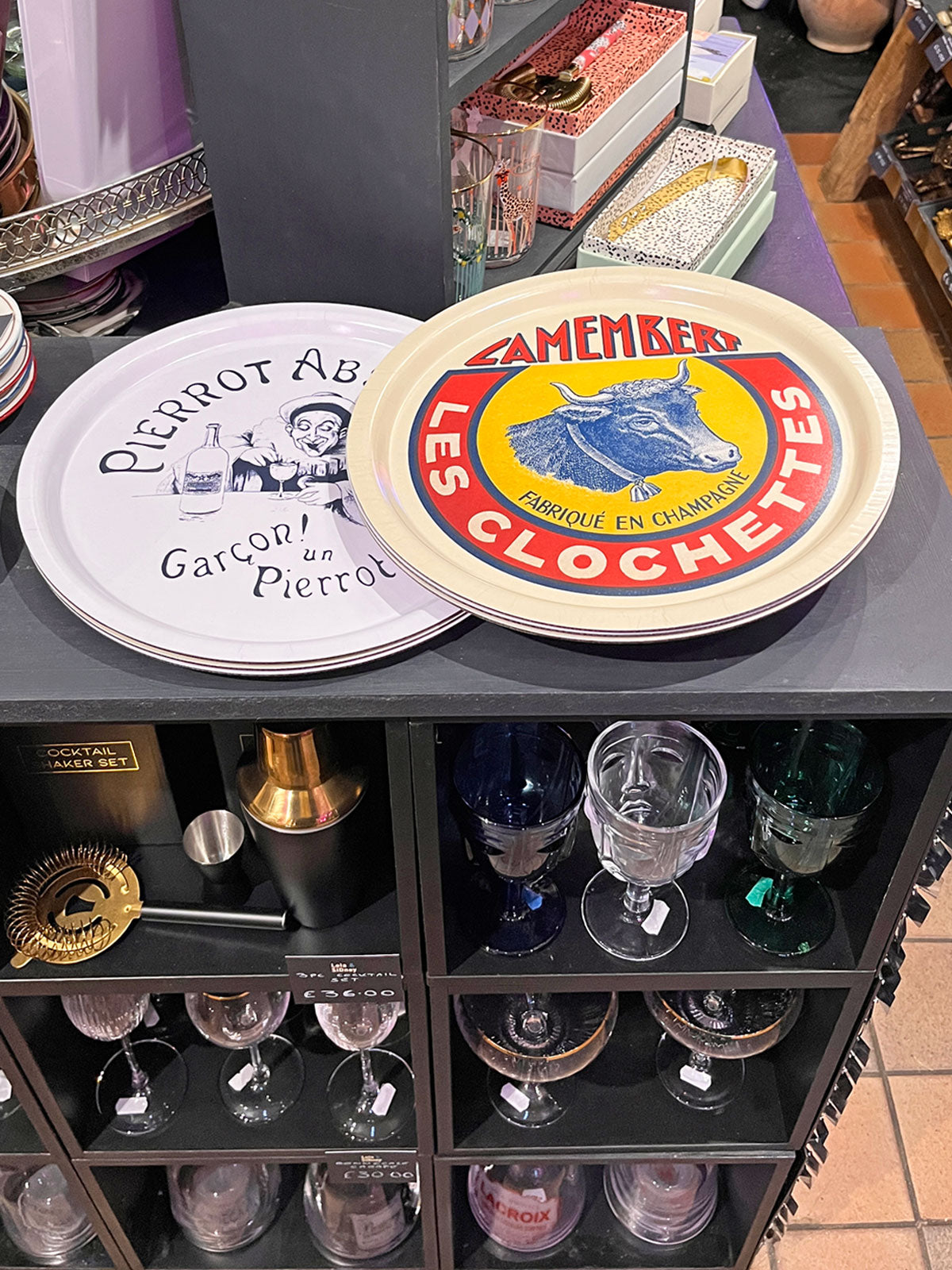 Bistro Tray - Absinthe Pierrot - 31cm