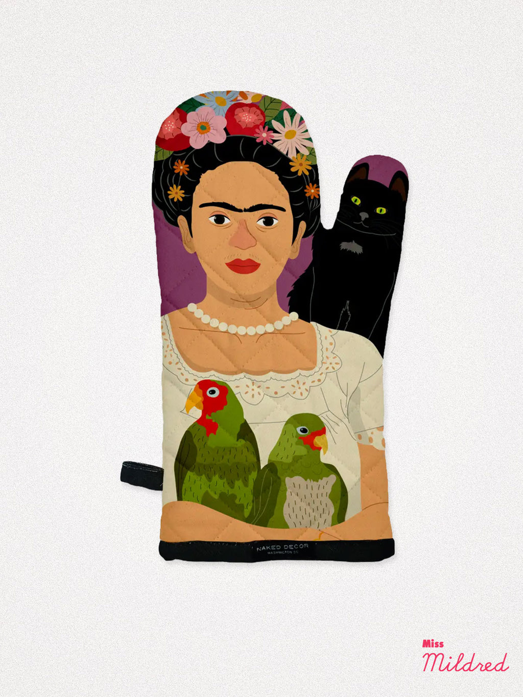Frida and her Parrots - Oven Mitt