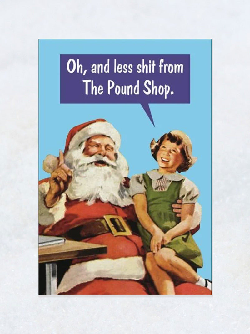 Greeting Card - Christmas Pound Shop
