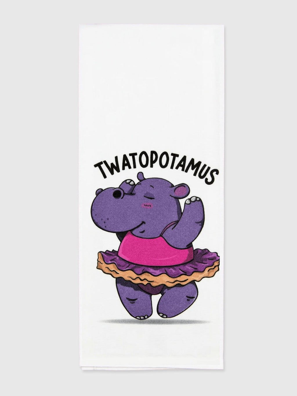 Funny Tea Towels - Twat-opotamus