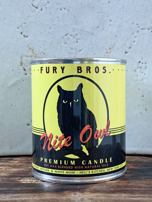 FURY BROS - Nite Owl Candle 12.5oz