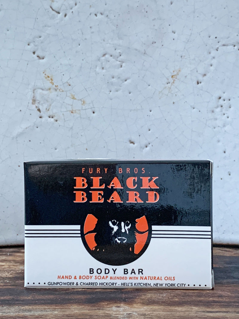 FURY BROS - Black Beard Body Soap Bar - 4.9 oz