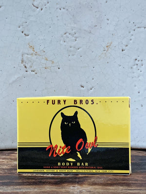 FURY BROS - Nite Owl Body Soap Bar - 4.9 oz