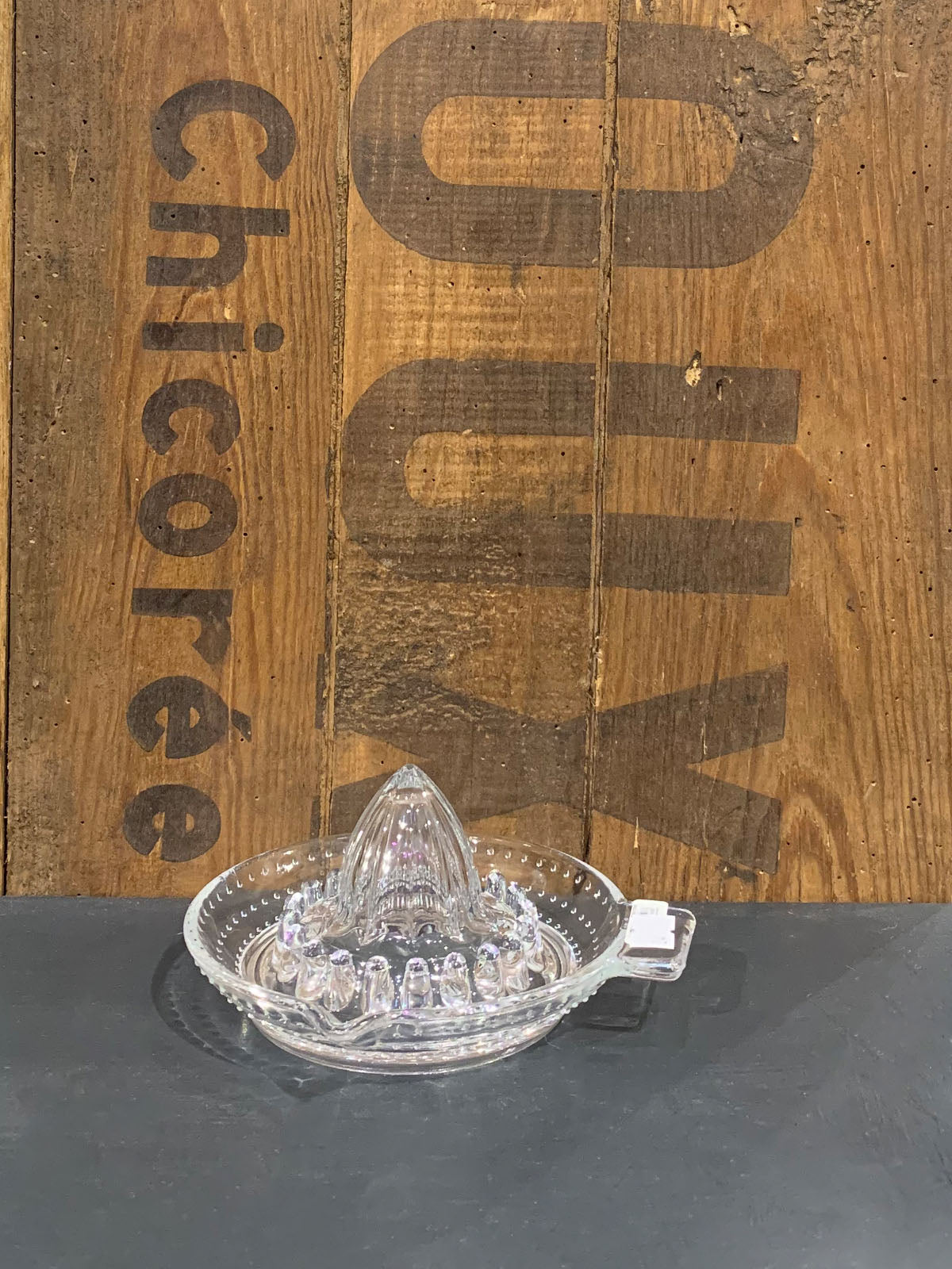 Traditional Glass Lemon Squeezer