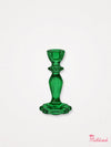 Glass Candle Holder - Green