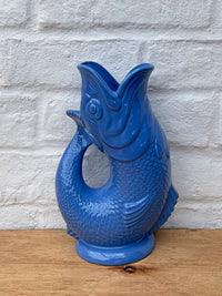Gluggle Jug  Large Sea Blue
