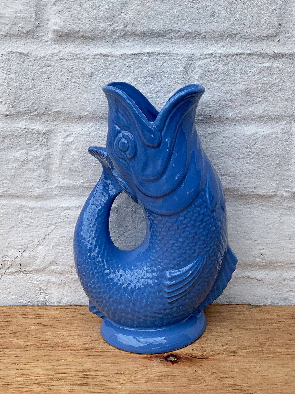 Gluggle Jug  Large Sea Blue