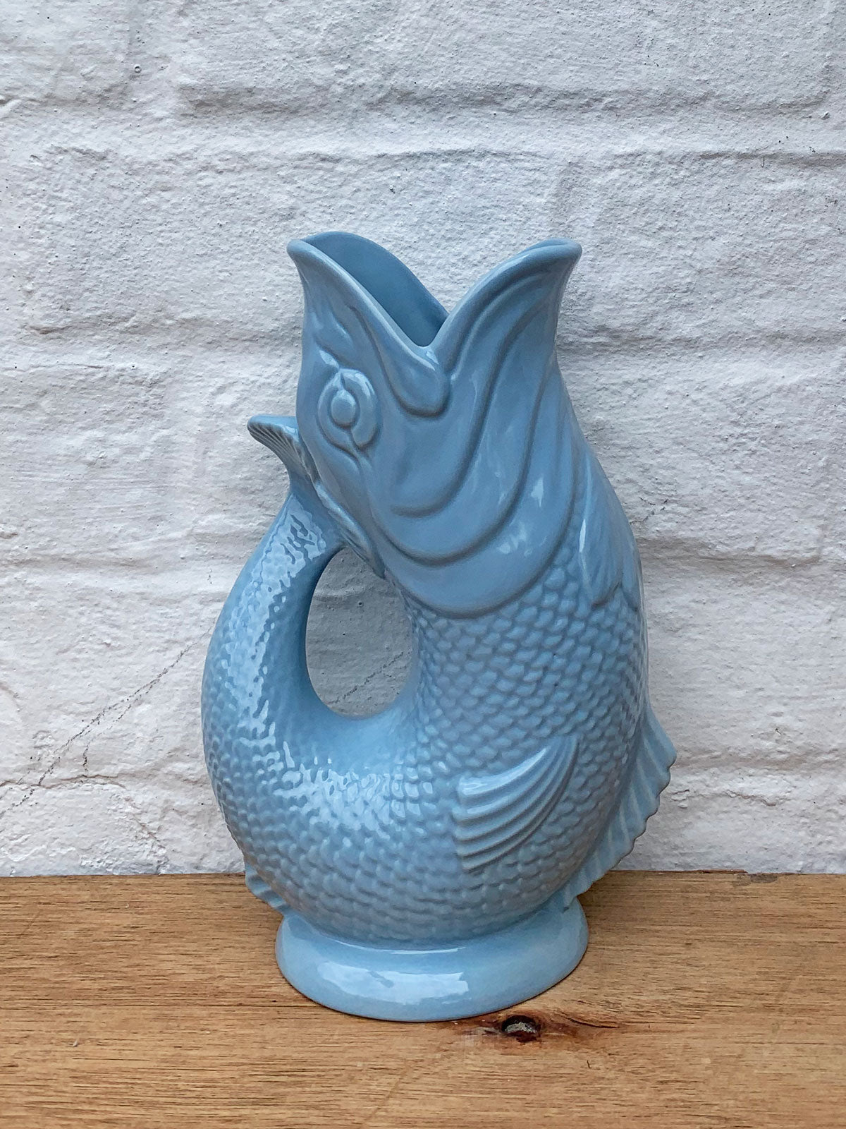 Gluggle Jug  Large Light Blue