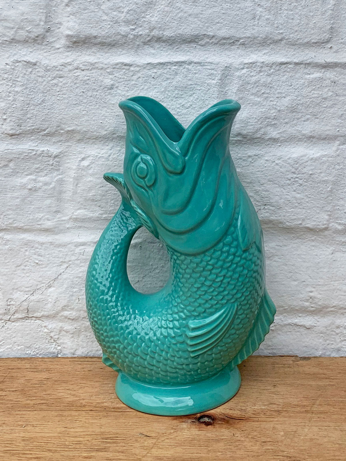 Gluggle Jug Large Sea Green
