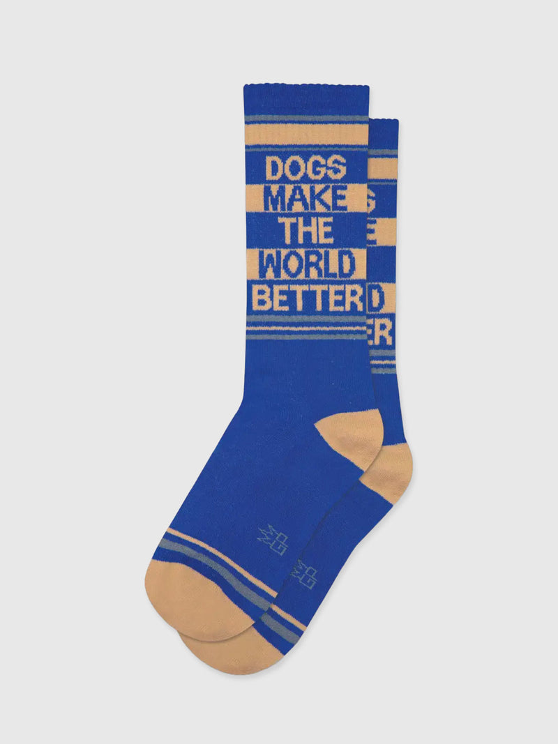 Gumball Poodle - Dogs Make The World Better Socks