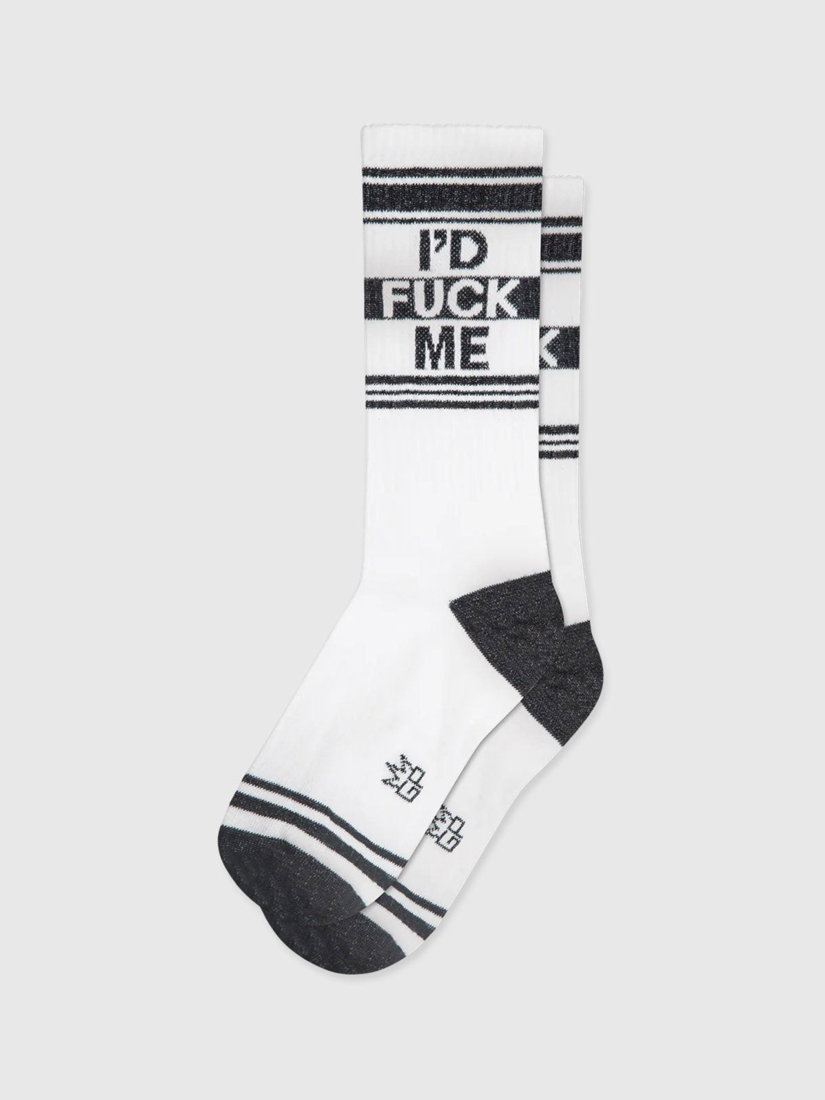 Gumball Poodle - I'd Fuck Me Socks White Socks