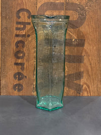 Tall Hexagonal Glass Measuring Jug