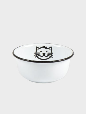IB Laursen Enamel Cat Bowl - Small