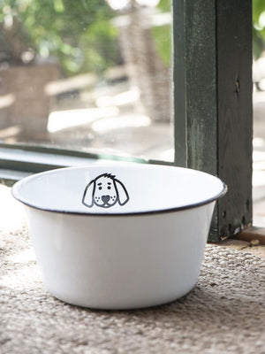 IB Laursen Enamel Dog Bowl - Large