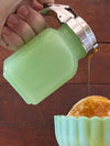 Jadeite Glass Syrup Dispenser Jug