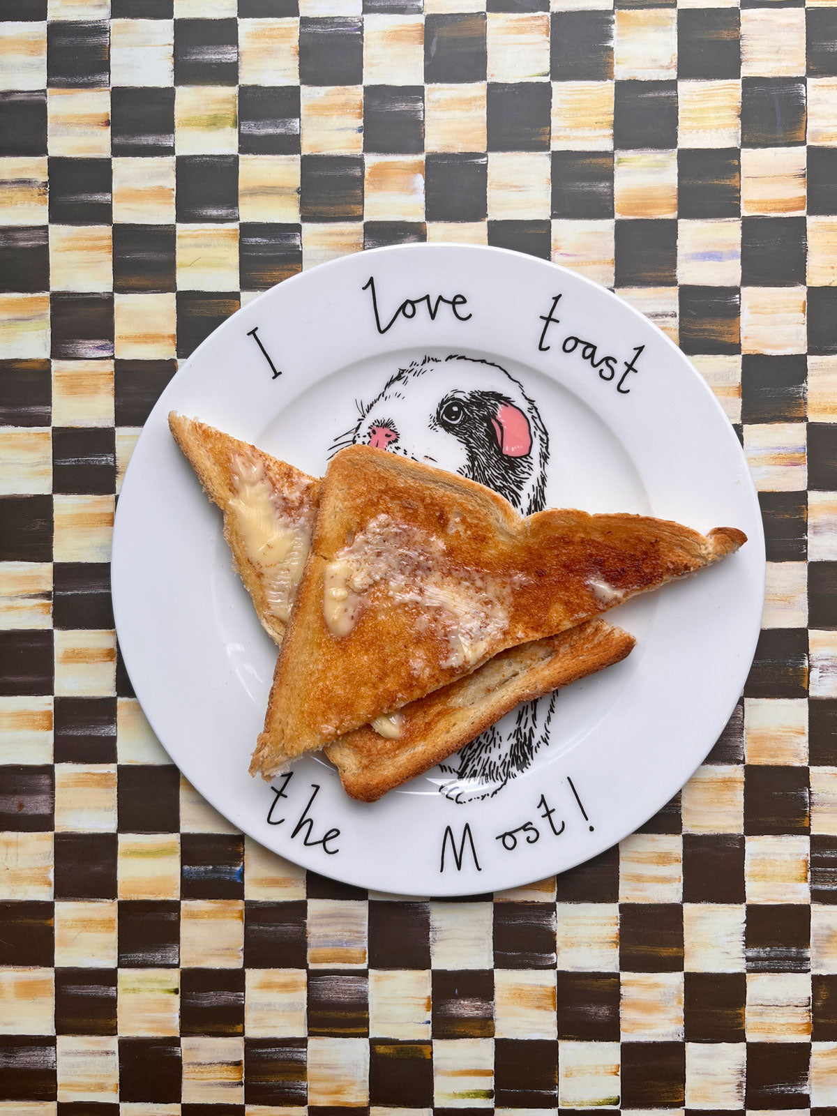 JimBobArt Side Plate - Toast